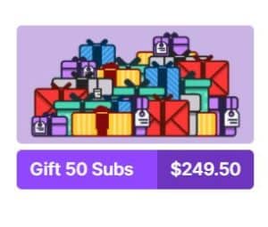 most gifted subs twitch at once