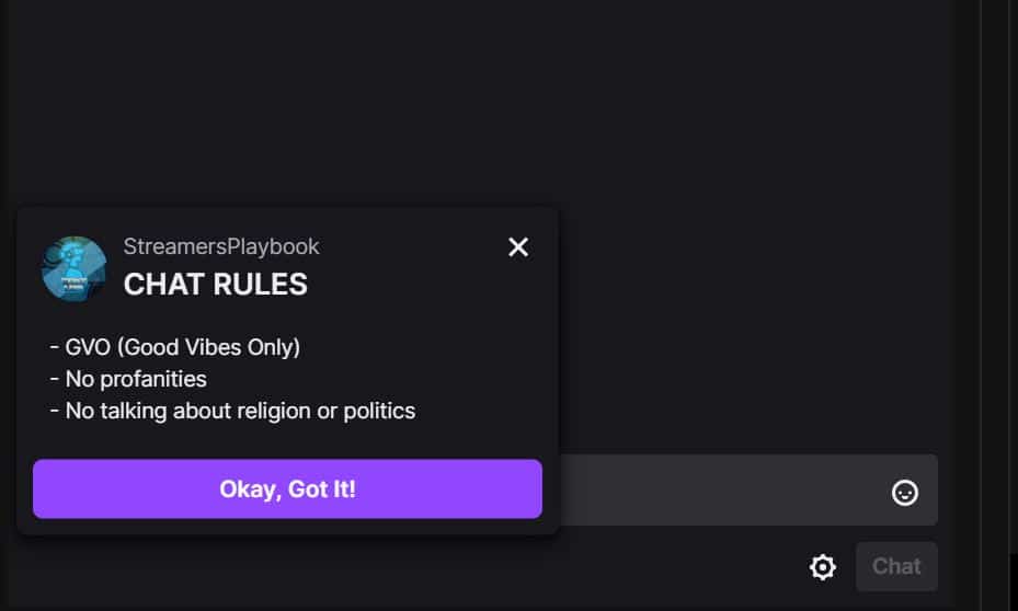 Rules twitch chat How do