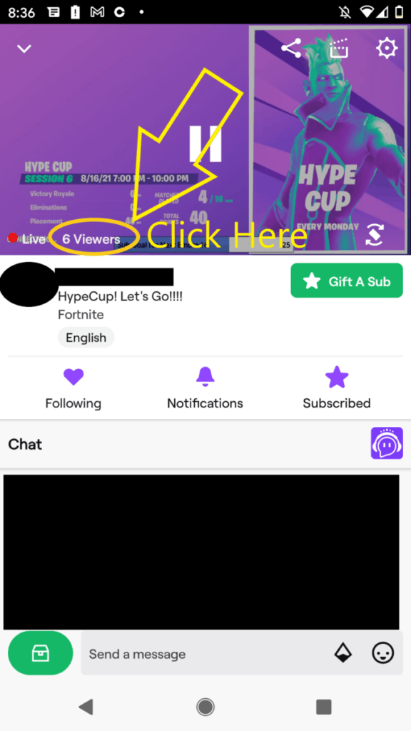 Cant see chat in twitch